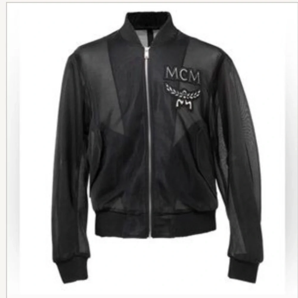 MCM Men's Mesh Bomber Jacket - Picture 1 of 9